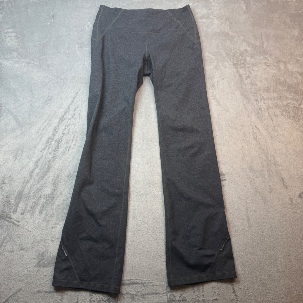 Athleta Yoga‎ Pants Womens Small Gray Wide Leg High Rise Back Pocket Activewear